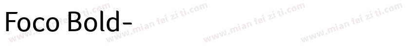 Foco Bold字体转换